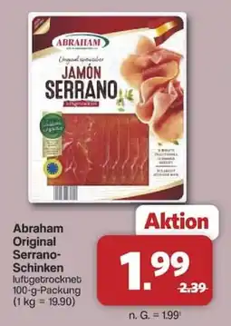 Famila Nord West Abraham Original Serrano-Schinken Angebot