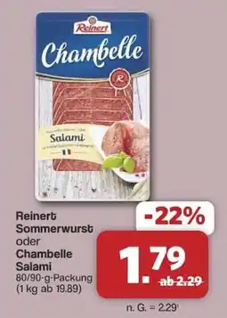 Famila Nord West Reinert Chambelle Salami Angebot