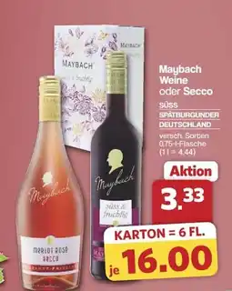 Famila Nord West Maybach Weine oder Secco Angebot