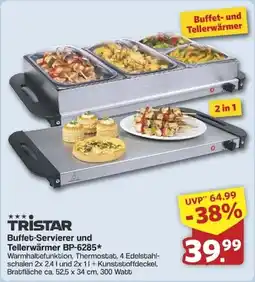 Famila Nord West TRISTAR Buffet-Servierer und Tellerwärmer BP-6285* Angebot