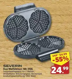 Famila Nord West SEVERIN Duo-Waffeleisen WA 2106 Angebot