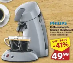 Famila Nord West PHILIPS Kaffeeautomat Senseo HD6553/70 Angebot