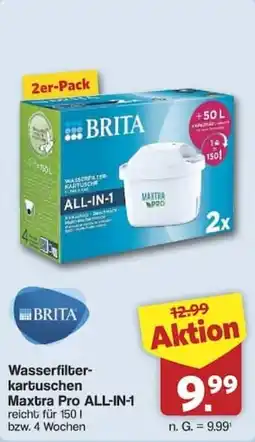 Famila Nord West BRITA Wasserfilter-kartuschen Maxtra Pro ALL-IN-1 Angebot