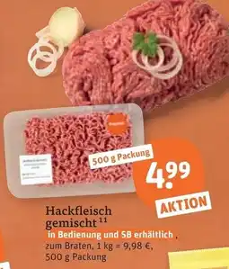 tegut Hackfleisch gemischt Angebot