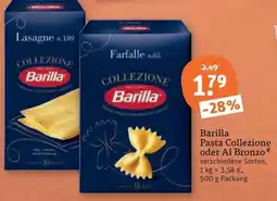 tegut Barilla Pasta Collezione oder Al Bronzo Angebot