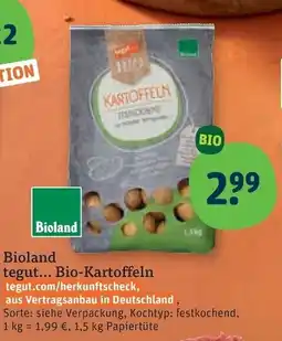 tegut Bioland Bio-Kartoffeln Angebot