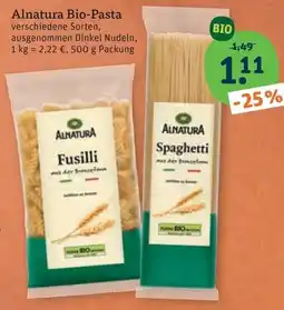 tegut Alnatura Bio-Pasta Angebot