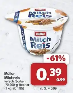 Famila Nord West Müller Milchreis Angebot