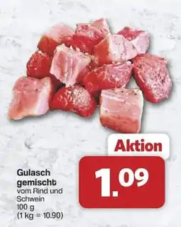 Famila Nord West Gulasch gemischt vom Rind und Schwein Angebot