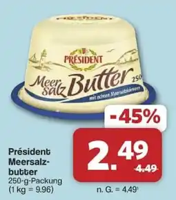 Famila Nord West Präsident Meersalz-butter Angebot