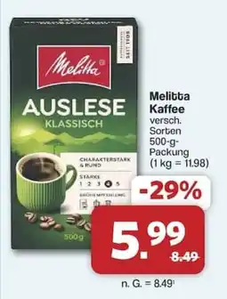 Famila Nord West Melitta Kaffee Angebot