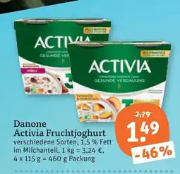 tegut Danone Activia Fruchtjoghurt Angebot