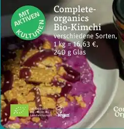 tegut Complete-organics Bio-Kimchi Angebot