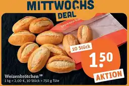 tegut Weizenbrötchen Angebot