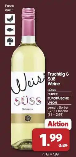 Famila Nord West Weiss Süss Weisswein Angebot