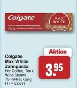 Famila Nord West Colgate Max White Zahnpasta Angebot