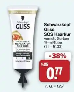 Famila Nord West Schwarzkopf Gliss SOS Haarkur Angebot