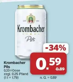Famila Nord West Krombacher Pils Angebot