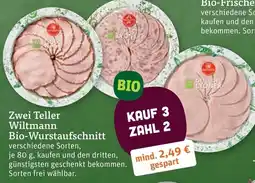 tegut Wiltmann Bio-Wurstaufschnitt Angebot