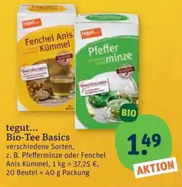 tegut tegut... Bio-Tee Basics Angebot