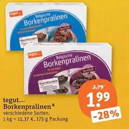 tegut tegut... Borkenpralinen Angebot