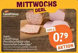 tegut LandPrimus Pizzafleischkäse oder bayerischer Leberkäse Angebot