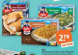 tegut iglo Schlemmer-Filet oder Filegro Angebot