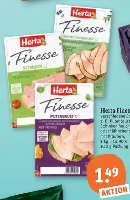tegut Herta Finesse Putenbrust Angebot