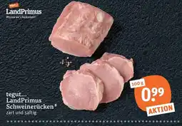 tegut LandPrimus Schweinerücken Angebot