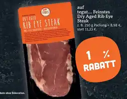 tegut Feinstes Dry Aged Rib Eye Steak Angebot