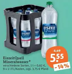 tegut EiszeitQuell Mineralwasser Angebot