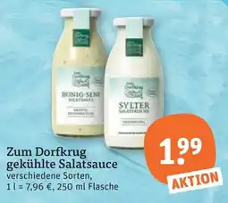 tegut Zum Dorfkrug gekühlte Salatsauce Angebot