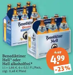 tegut Benediktiner Hell Angebot