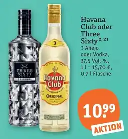 tegut Havana Club oder Three Sixty Angebot