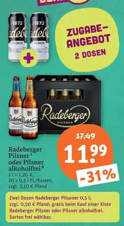tegut Radeberger Pilsner Angebot