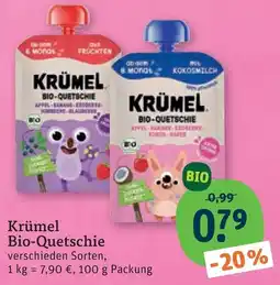 tegut Krümel Bio-Quetschie Angebot