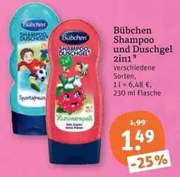 tegut Bübchen Shampoo und Duschgel Angebot