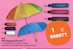 tegut Regenschirm splash Angebot