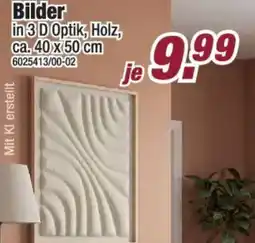 Poco Bilder in 3 D Optik, Holz Angebot