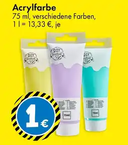 TEDi Acrylfarbe Angebot