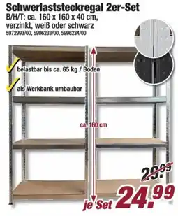 Poco Schwerlaststeckregal 2er-Set Angebot