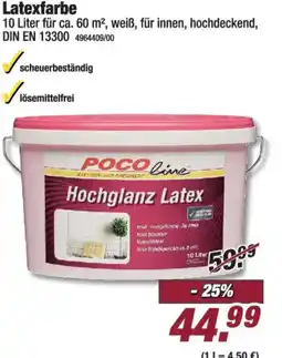 Poco POCO line Hochglanz Latex Angebot
