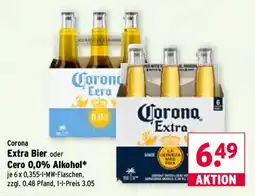 Wasgau Corona Extra Bier oder Cero 0,0% Alkohol* Angebot