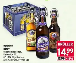 Wasgau Mönchshof Bier* Angebot