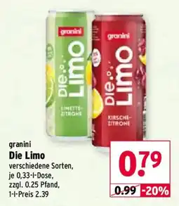Wasgau granini Die Limo Angebot