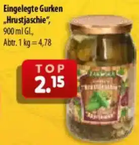 Eingelegte Gurken "Hrustjaschie"