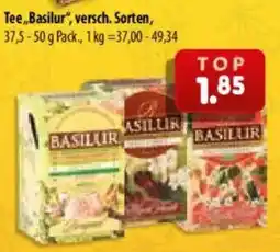 Mix Markt Tee „Basilur“ Angebot