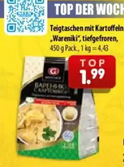 Mix Markt Wareniki Teigtaschen mit Kartoffeln Angebot