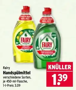 Wasgau Fairy Handspülmittel Angebot