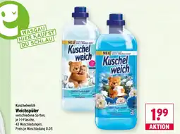 Wasgau Kuschelweich Weichspüler Angebot